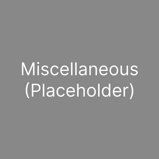 Miscellaneous